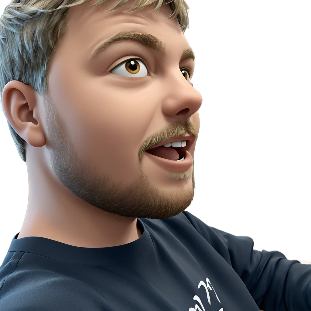 boy with beard indoors emoji