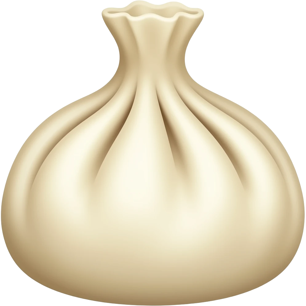 a single georgian dumpling emoji