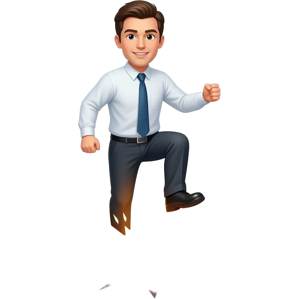 blast on stepping foot emoji