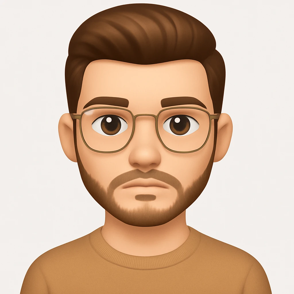 turn the second man in emoji style of the 1st image, match the facial features and clothes and pose emoji