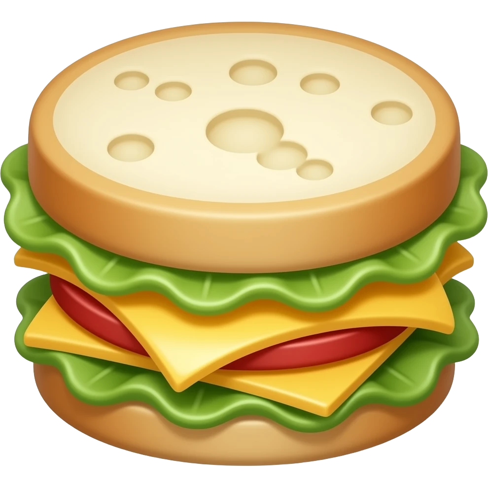 toy cheese sandwich emoji