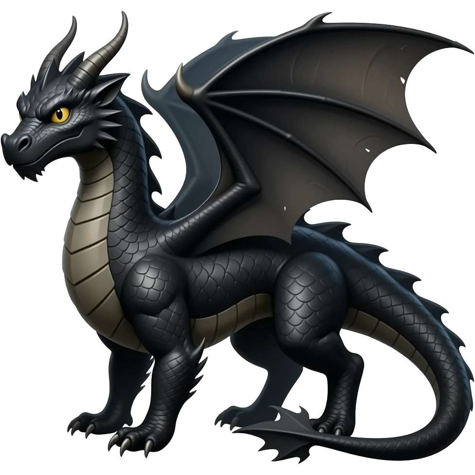 black dragon emoji