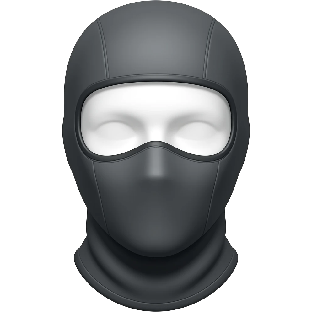 Nike balaclava mask emoji