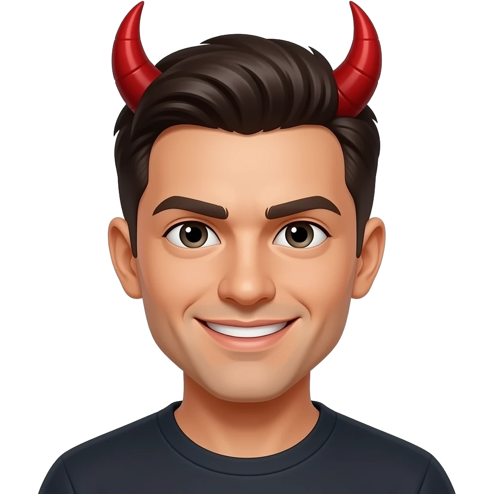 mix  😏 and 😈 emoji
