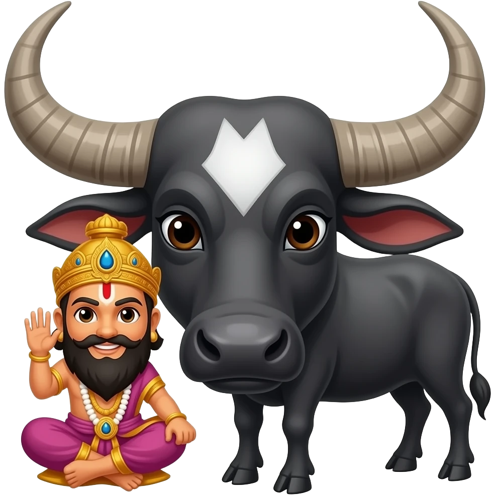 Yamraj set buffalo emoji