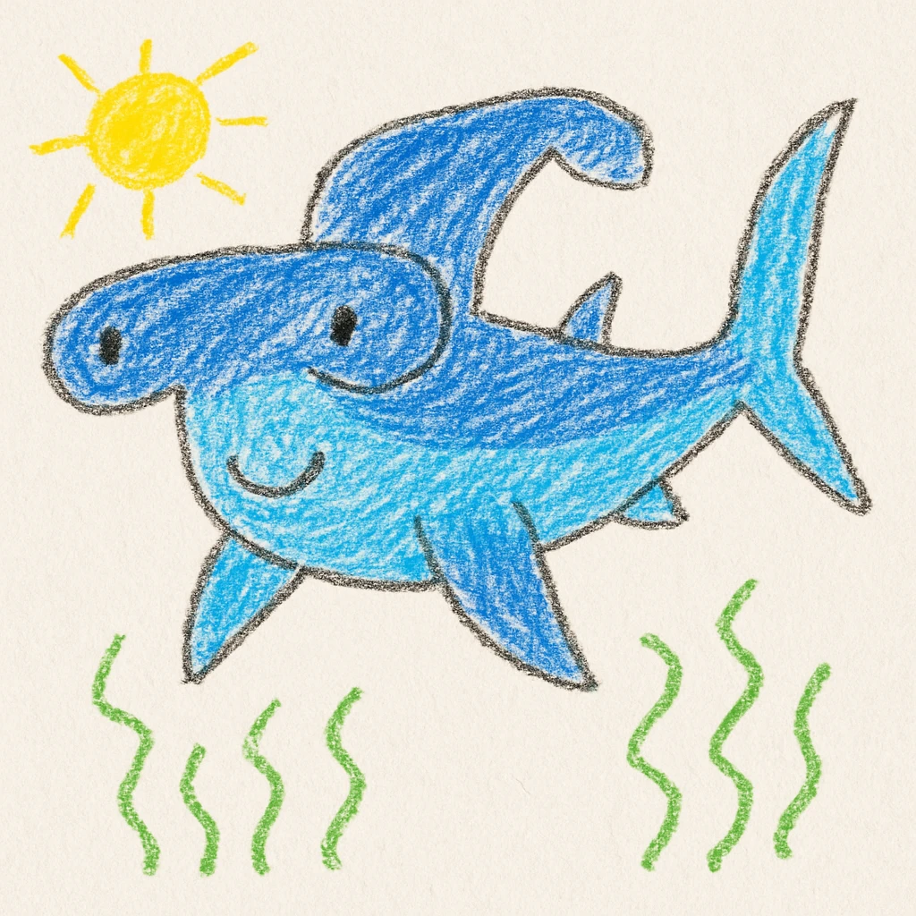 Hammerhead shark emoji