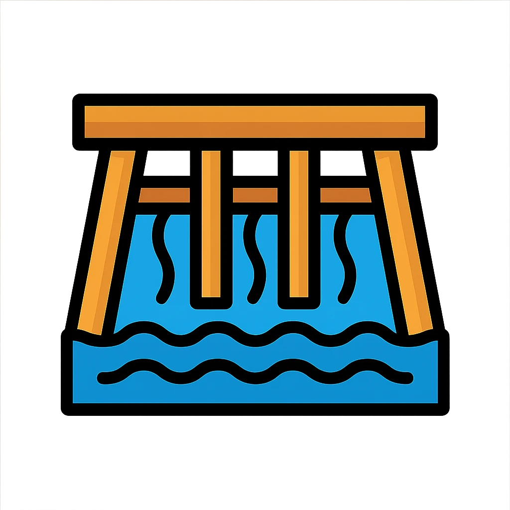 old wood dam emoji