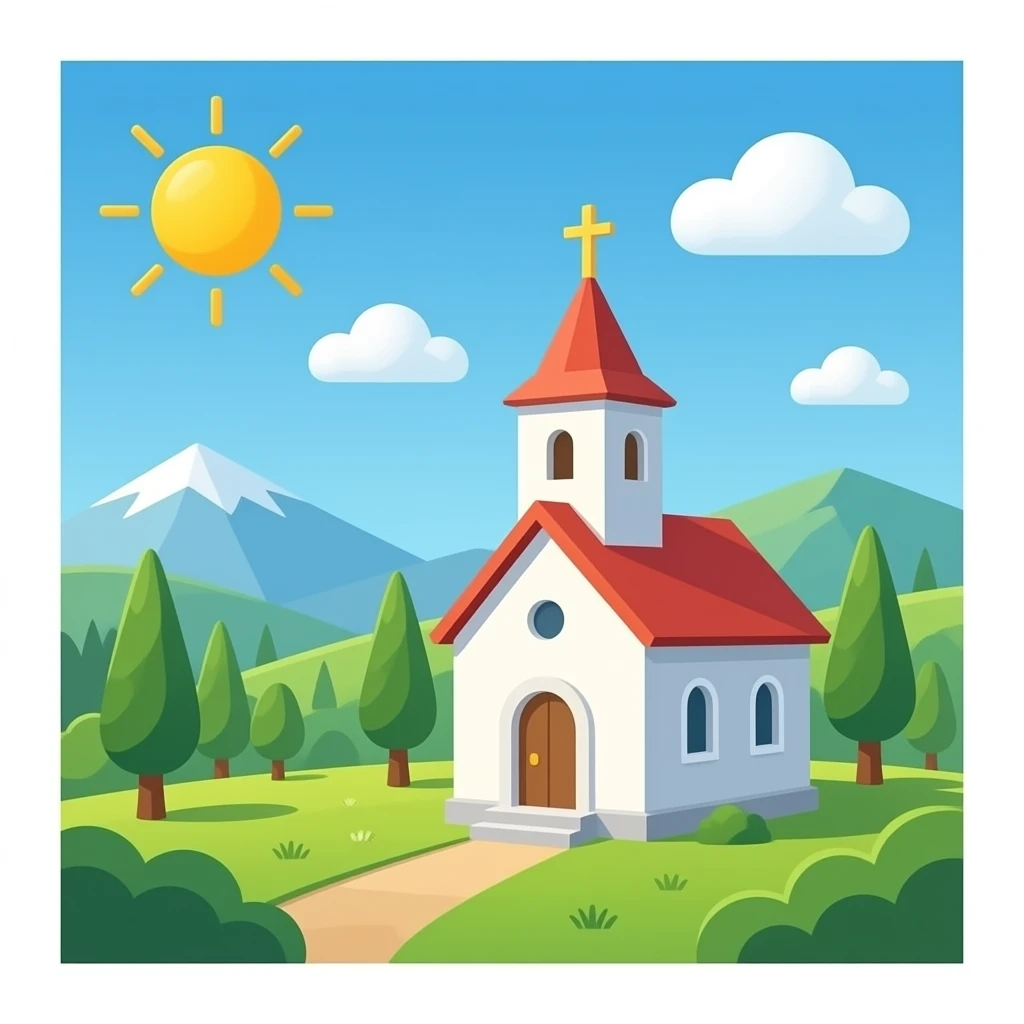 small Orthodox church png image emoji