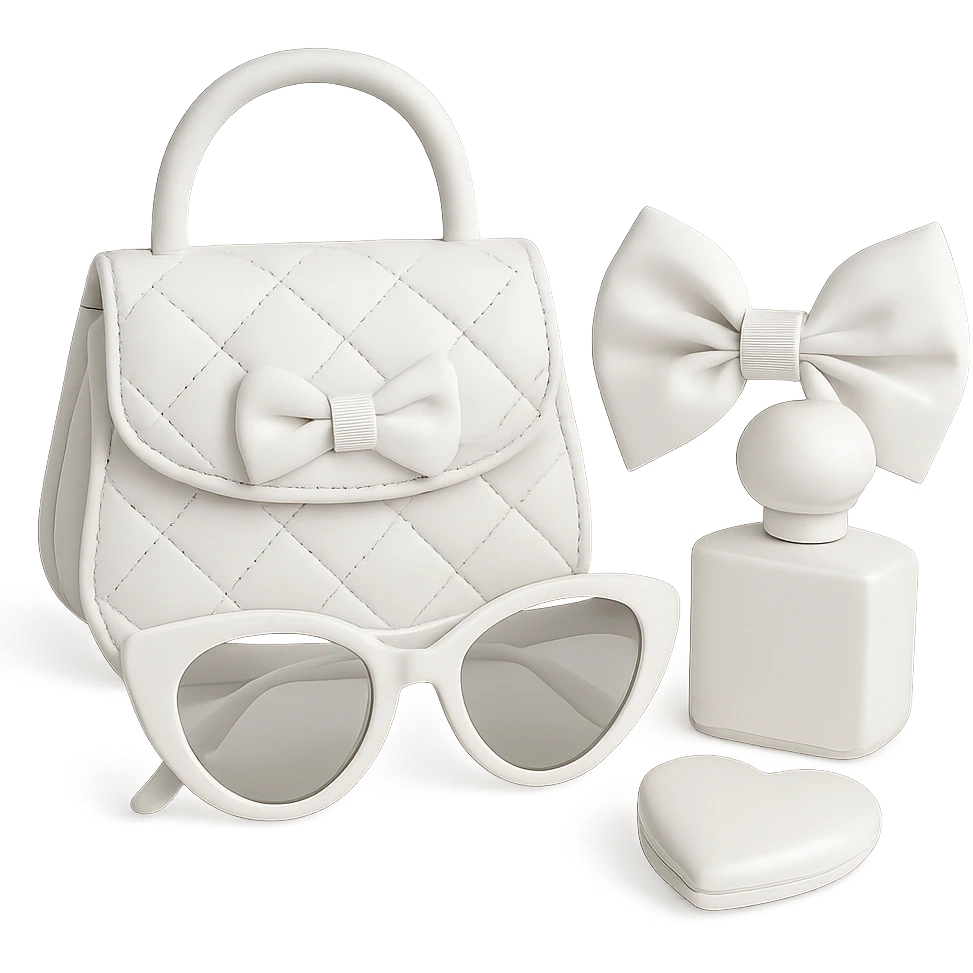 white  girly object, remove background  emoji