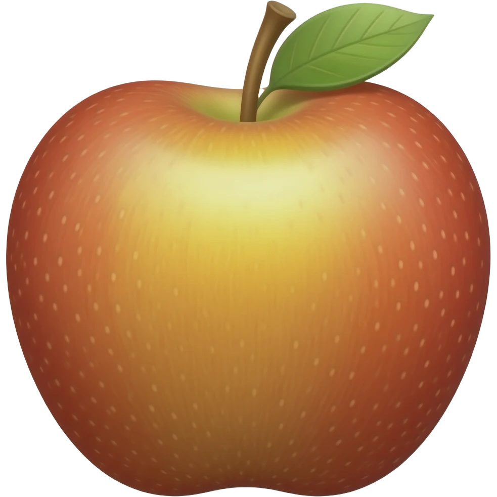 Apple shape emoji