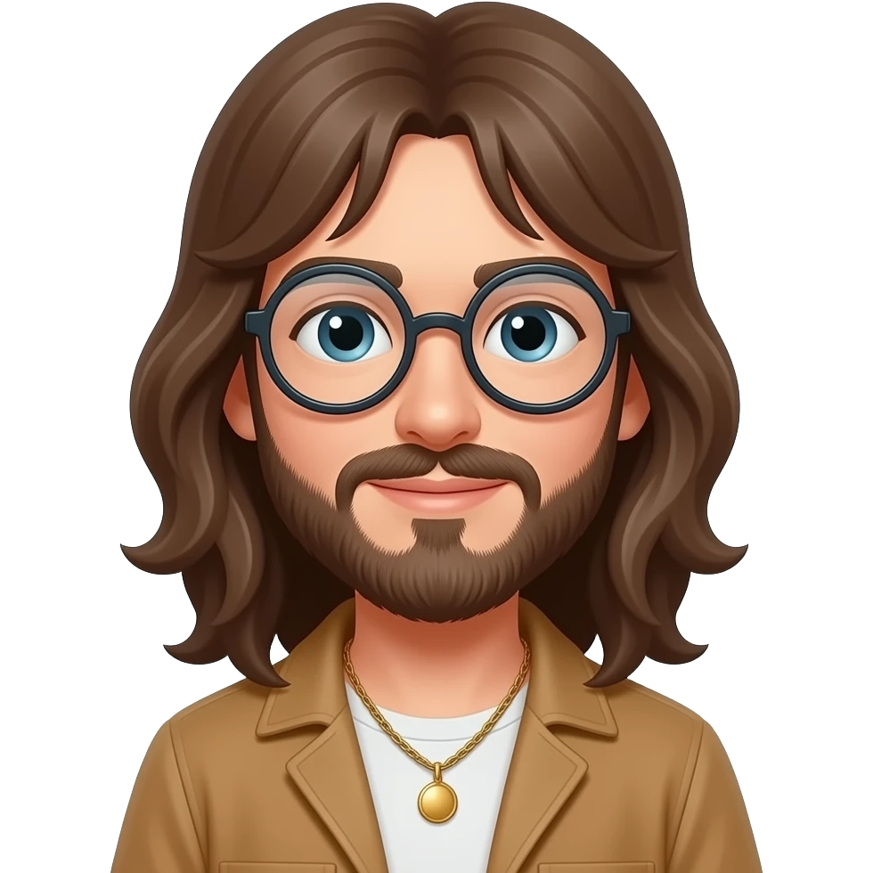 hippies with glasses emoji