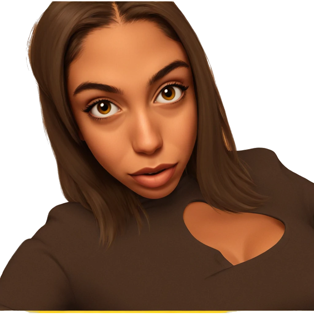 realistic portrait of a girl emoji