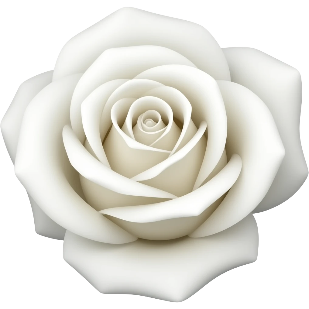 White rose emoji