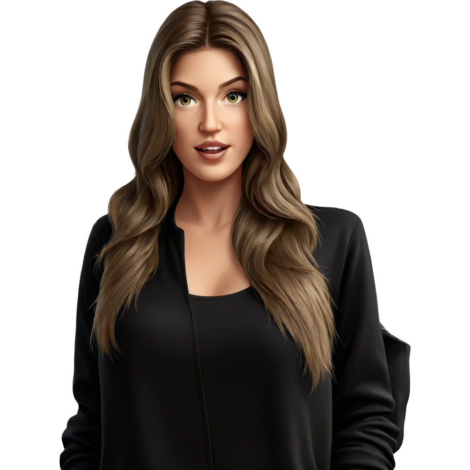 realistic portrait of a girl emoji