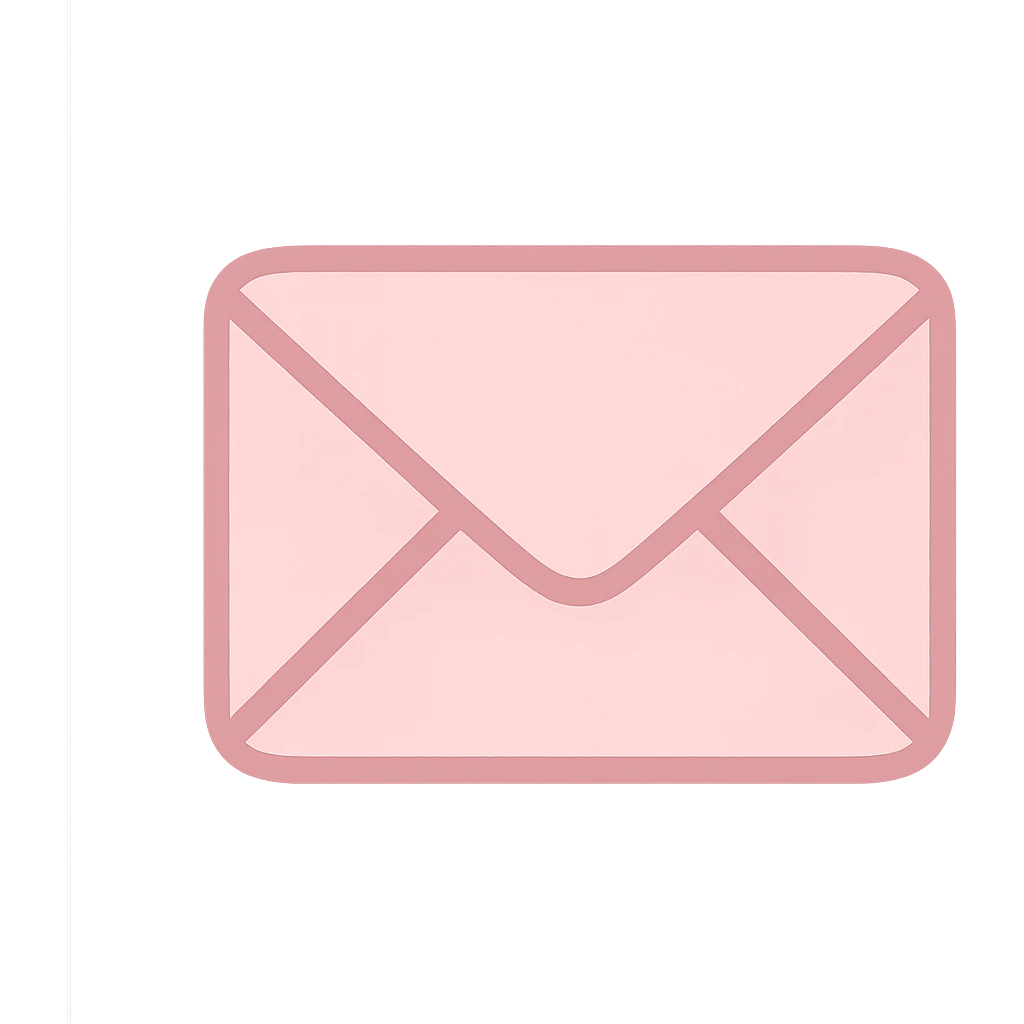 pink envelope emoji, cute and simple emoji