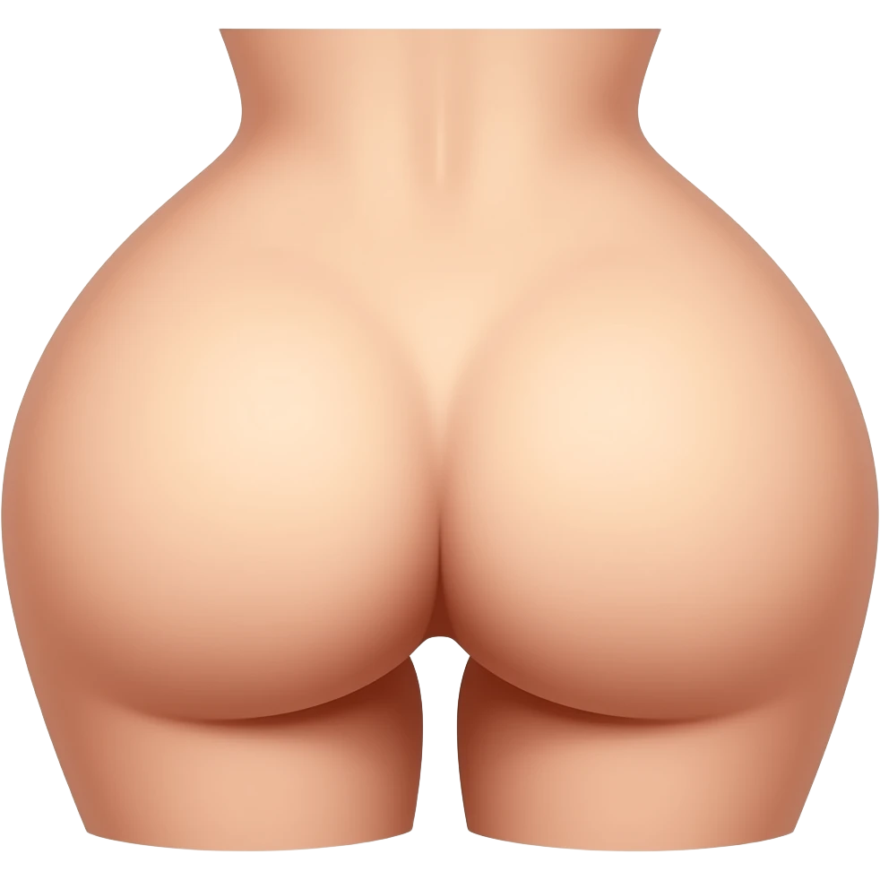 massive naked butt emoji