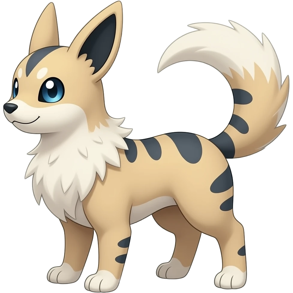 Ory-Vernid-Fionbri-Luxray-Pokémon-Fakémon-hybrid-animal-creature emoji