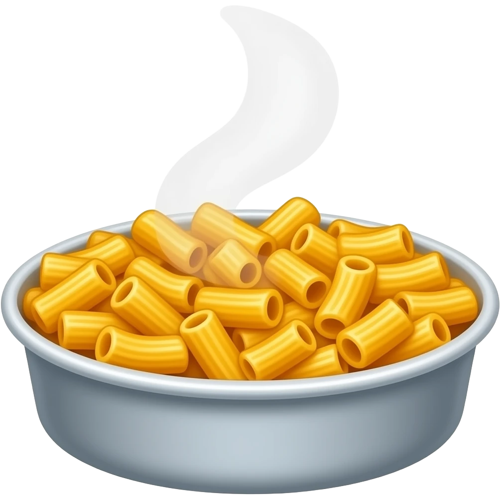 Baked Macaroni and cheese with a crispy crispy top in a wide tin pan emoji