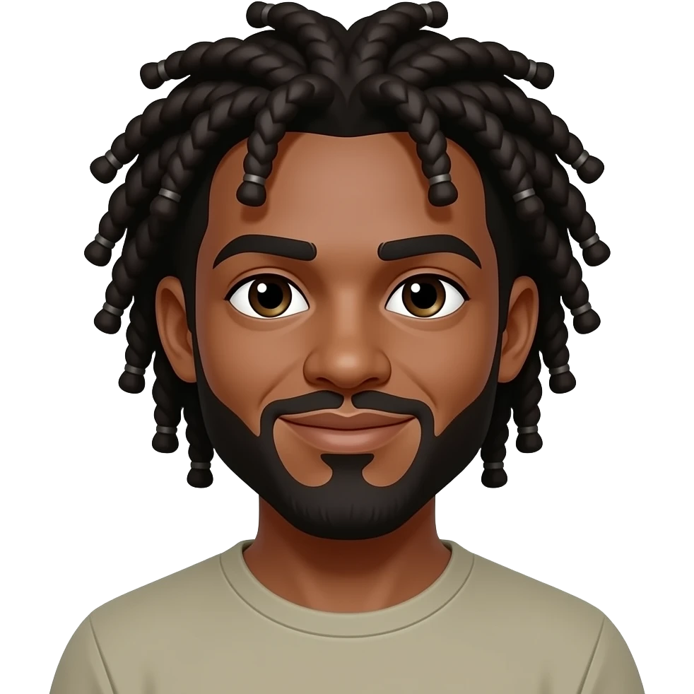 male with dreads emoji