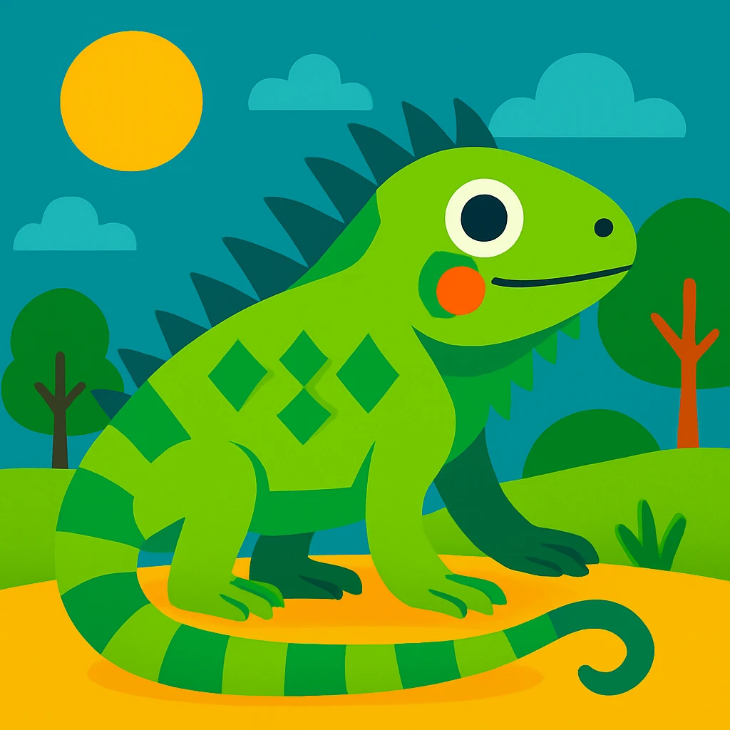 Iguana emoji