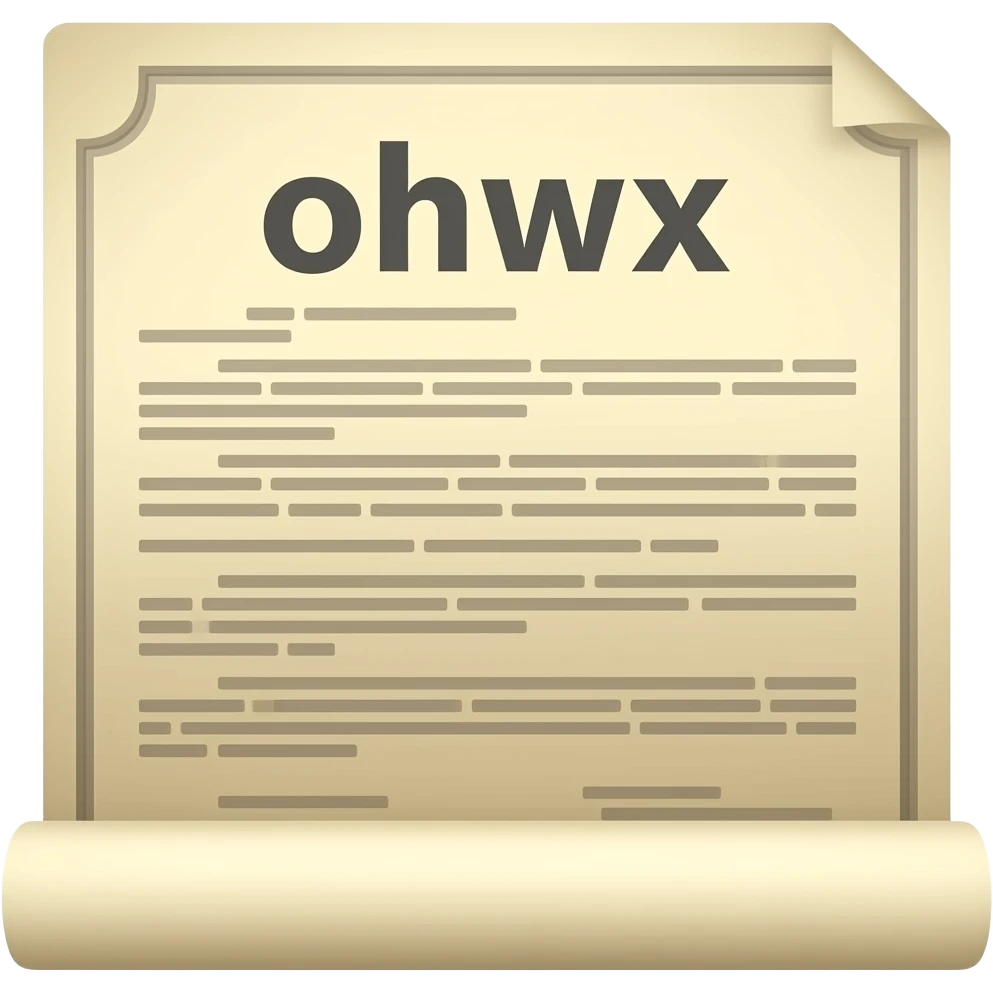 Striking document emoji