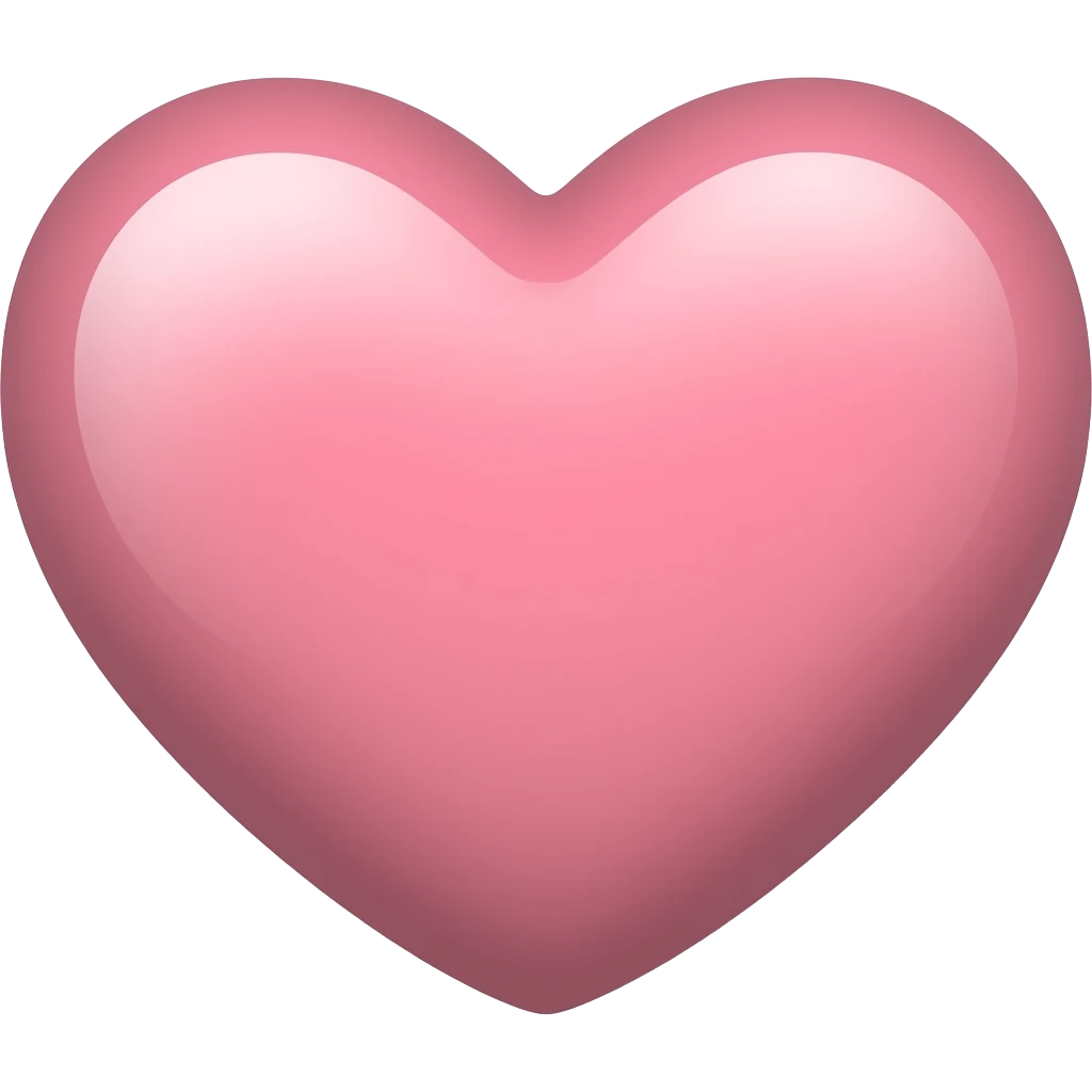 A heart in a non include ios color emoji