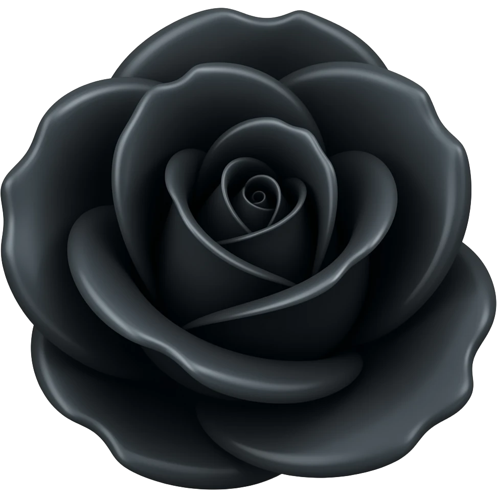 BLACK ROSE emoji
