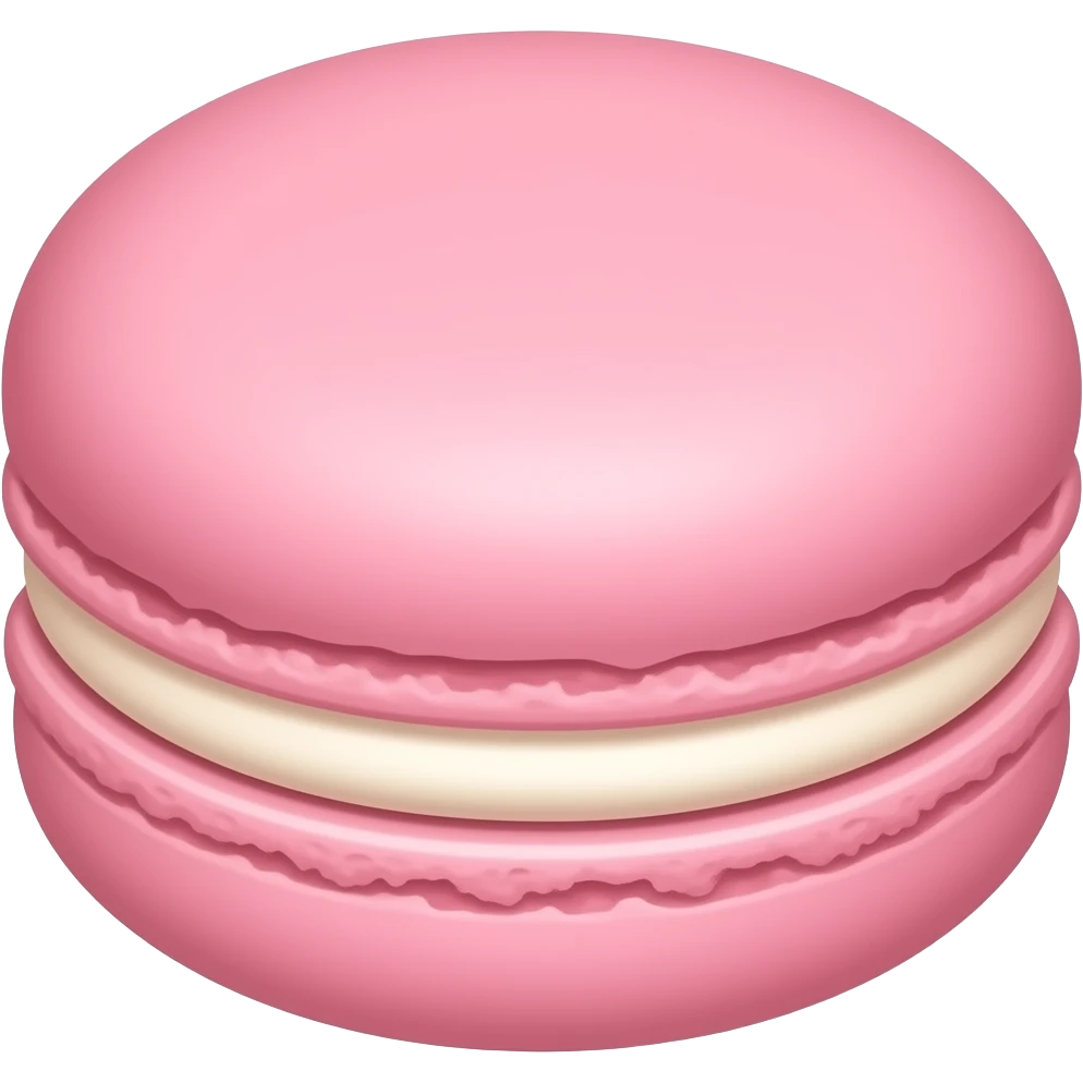 Macaron rose pastel emoji