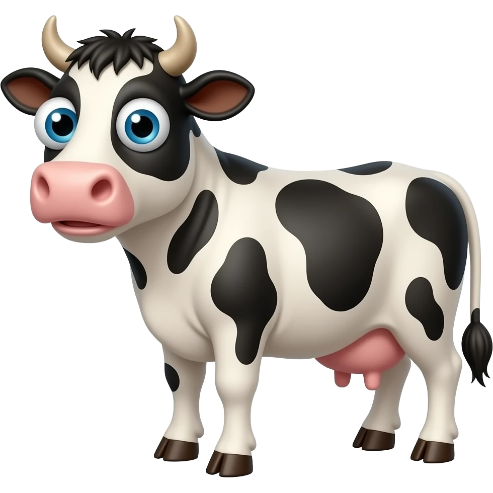 Make I cow with nails and googles eyes and make it say mooo!! emoji