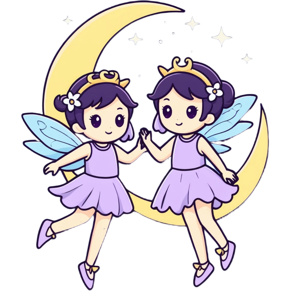 Moon Fairy Sisters  emoji