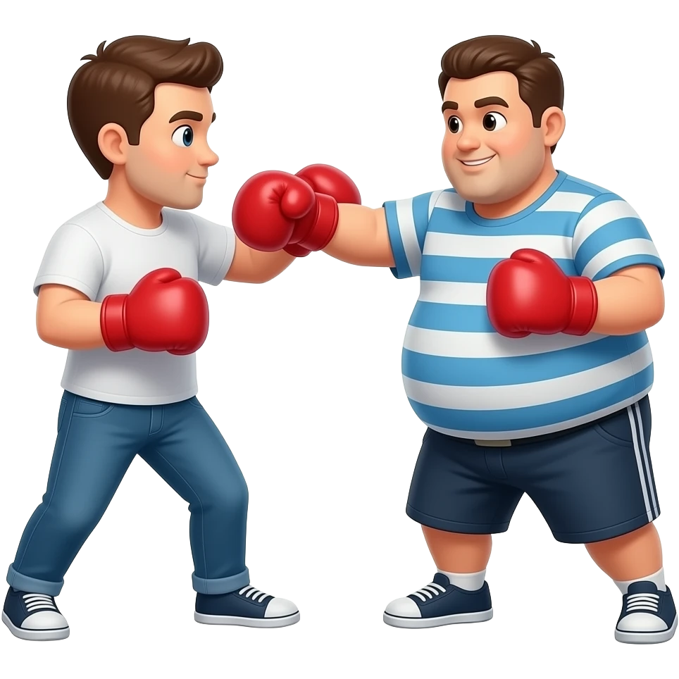 someone hitting fatty guy emoji