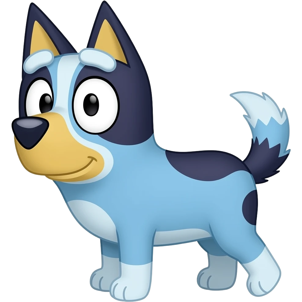 Bluey Heeler from bluey emoji