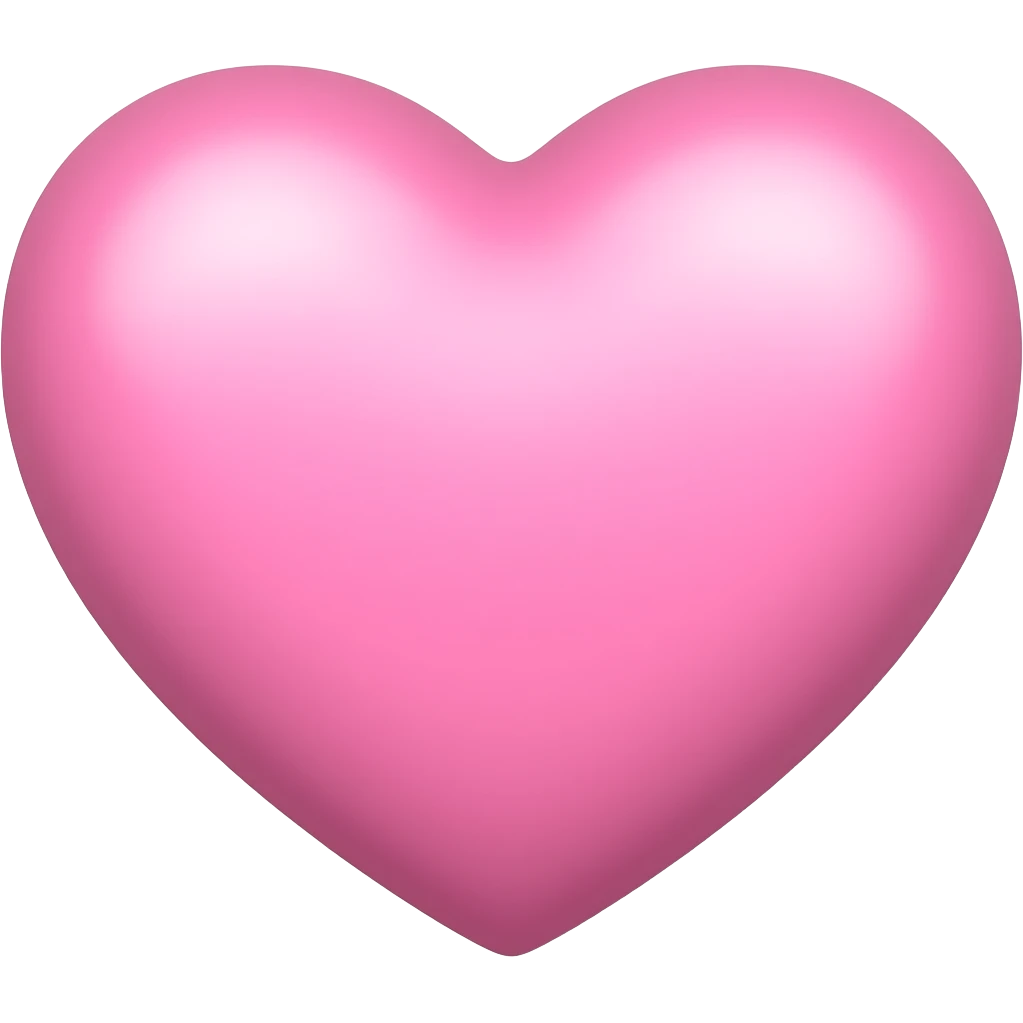 corazon rosa pastel emoji