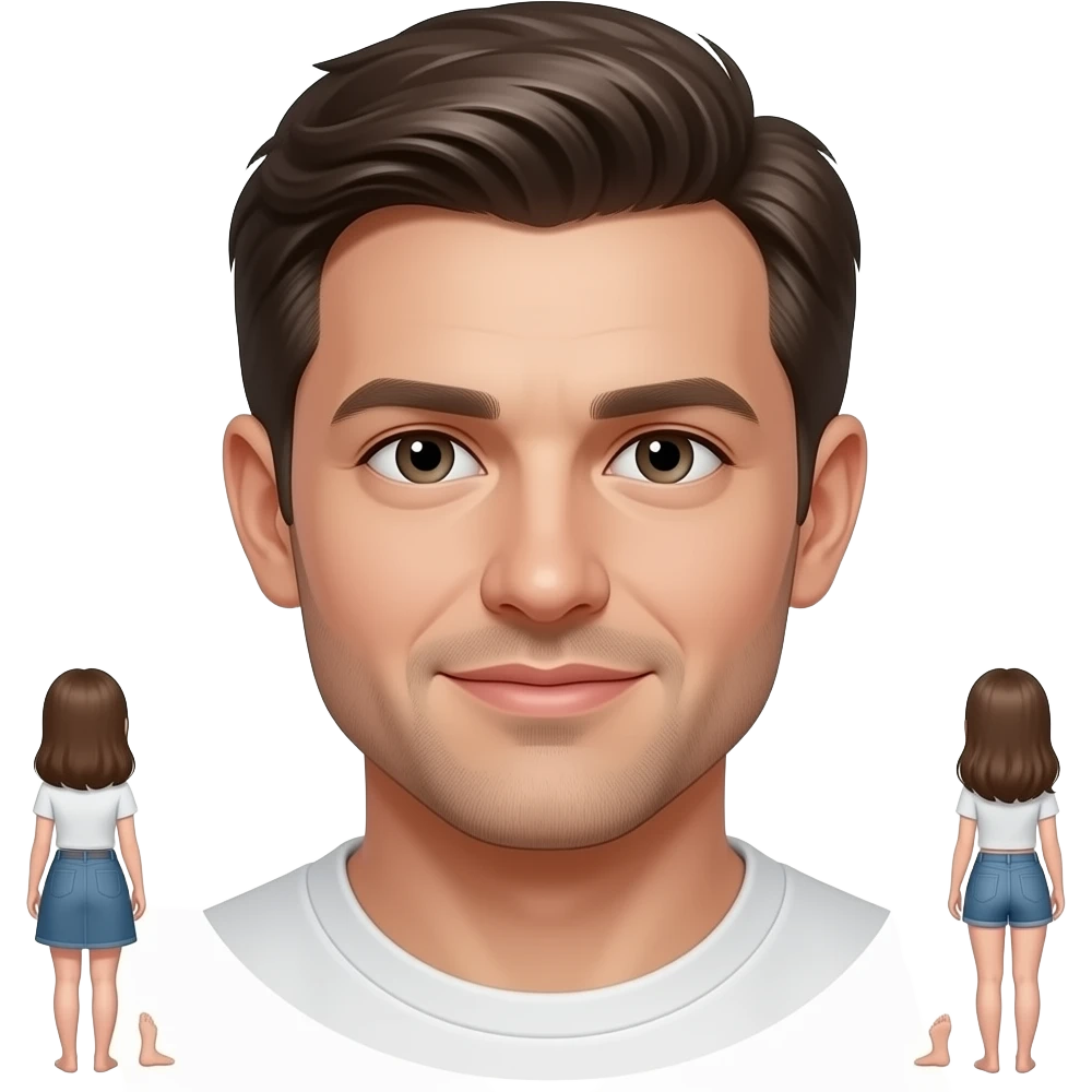 girl legs back naked ass and feet and arround man emoji