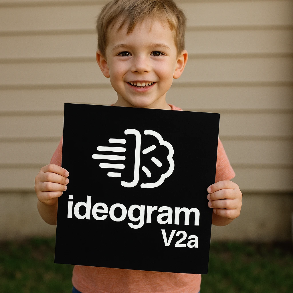 make drawing of a child holding a poster of this image emoji