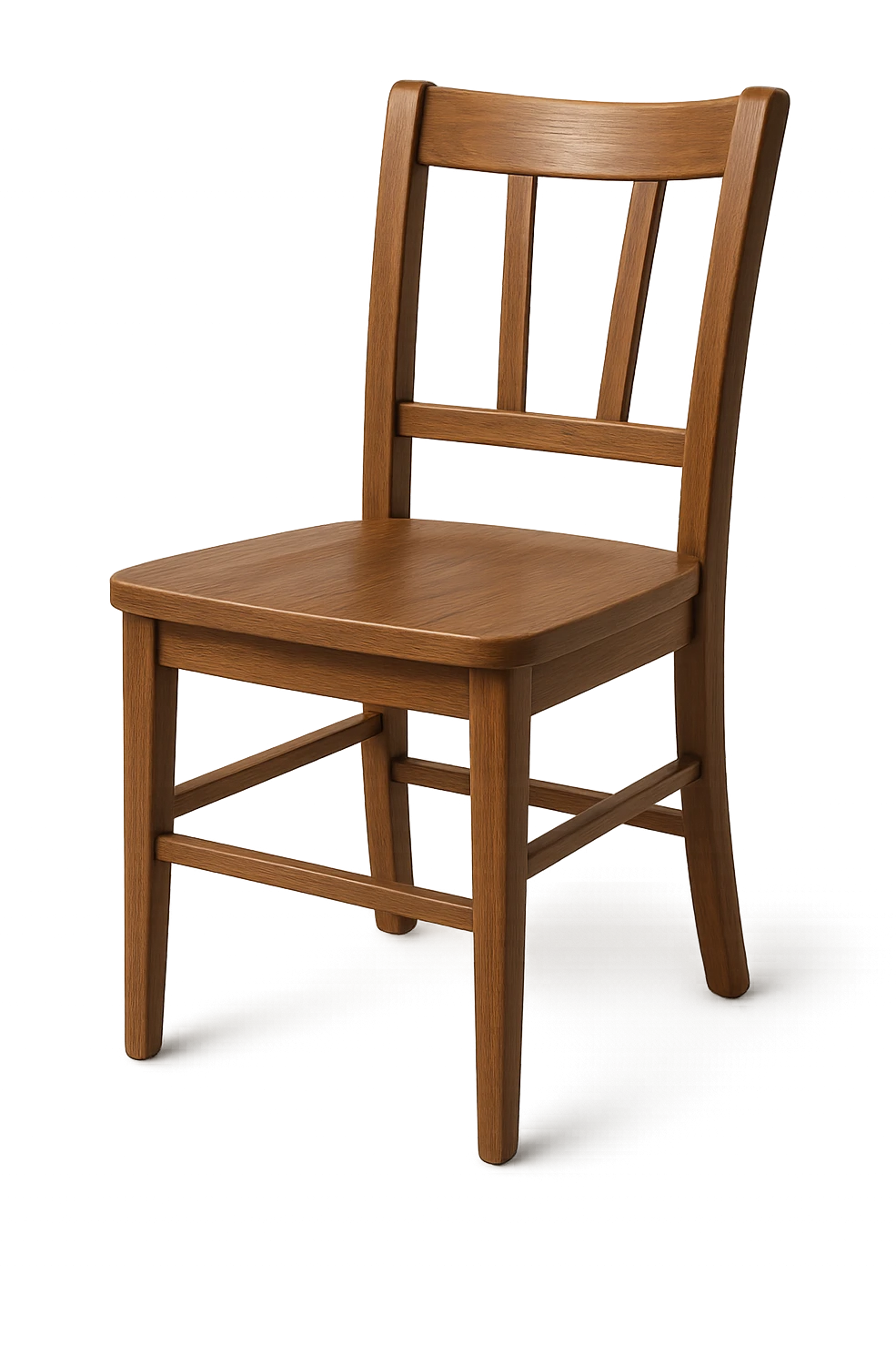 sedia semplice realistica in 3d, iperrealistica in 3d emoji