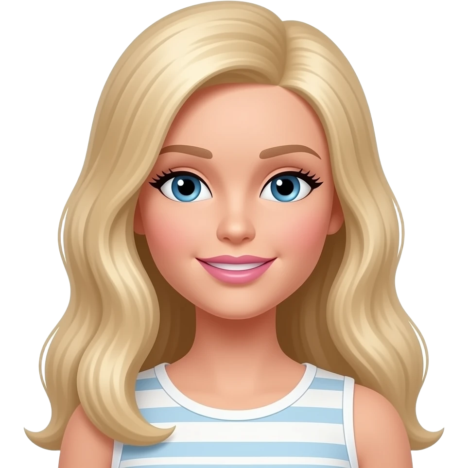 Barbie vestida de intp mbti emoji