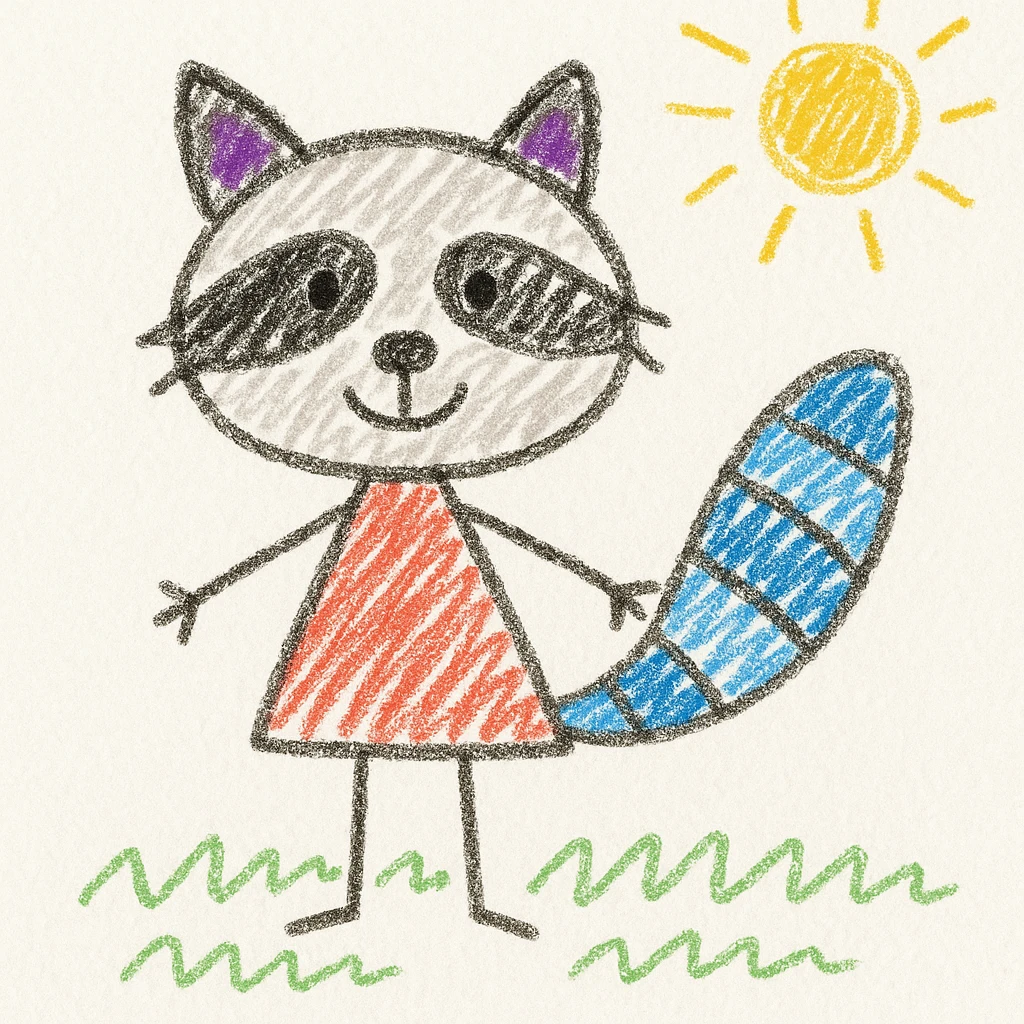 Raccoon emoji