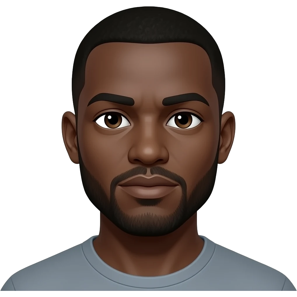 headless black man emoji