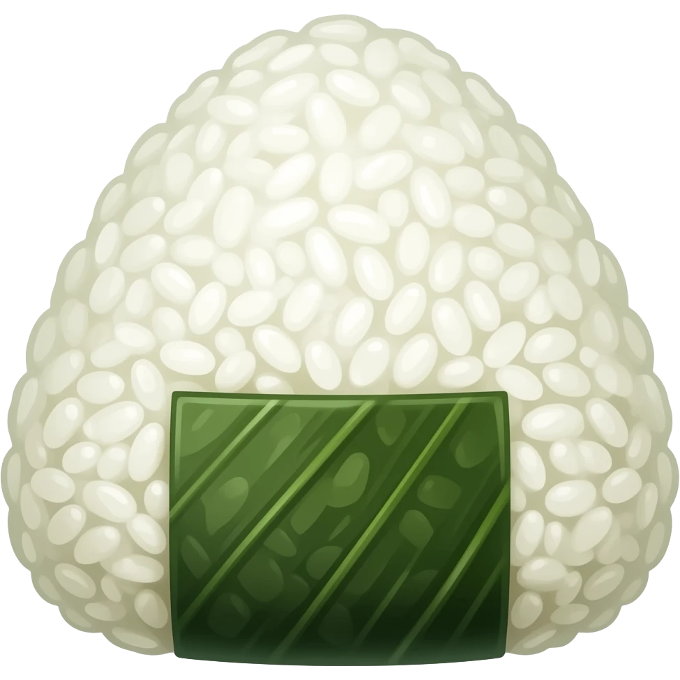 Rice ball emoji