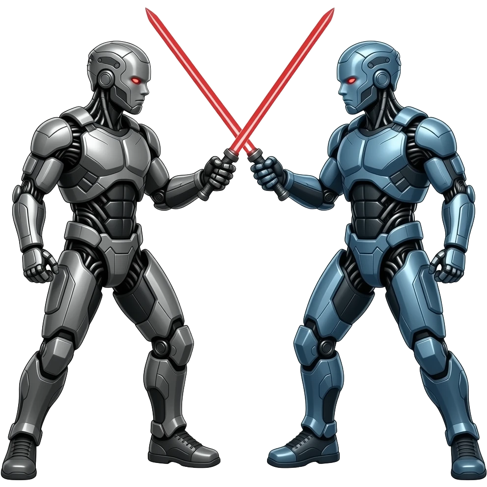 A red future sword duel emoji