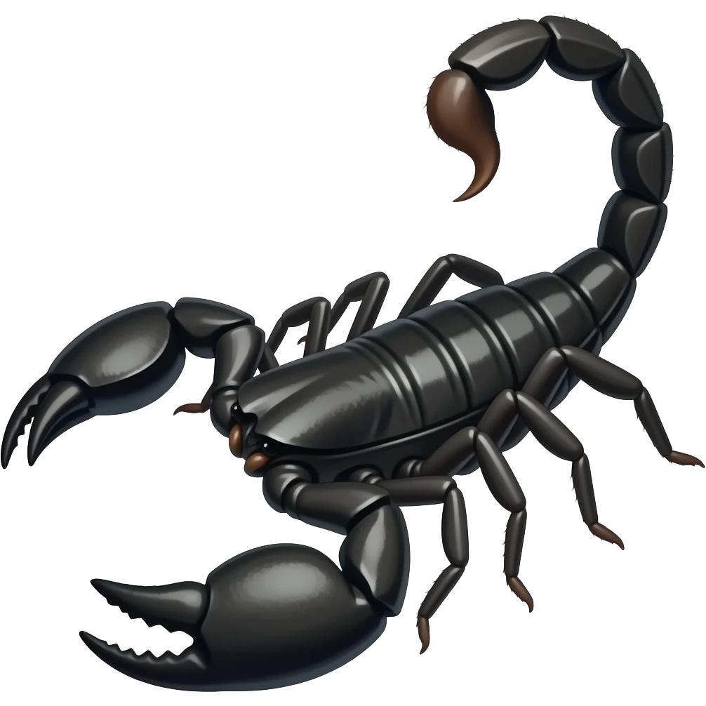 Full black scorpio emoji emoji