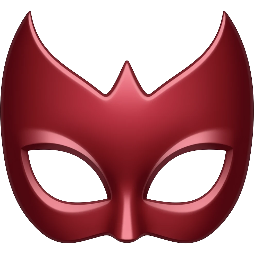 Scarlet Witch mask emoji
