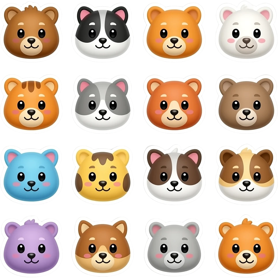 Todos los stickers emoji