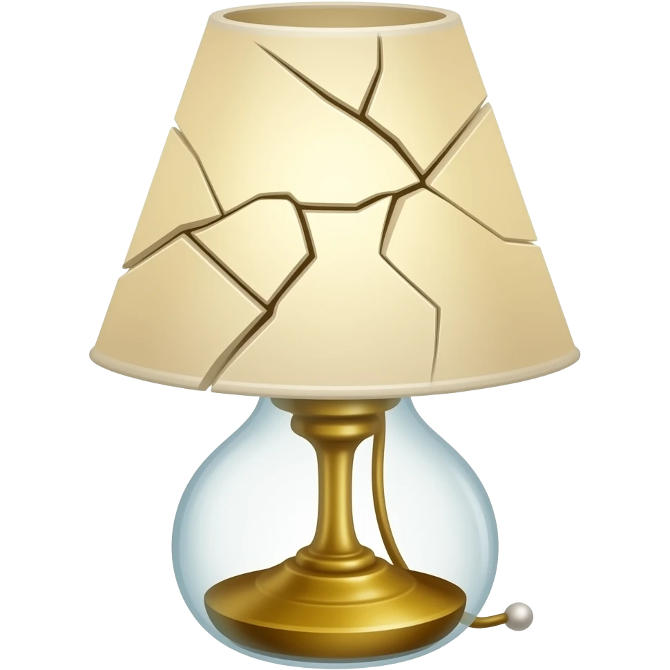 broken lamp emoji