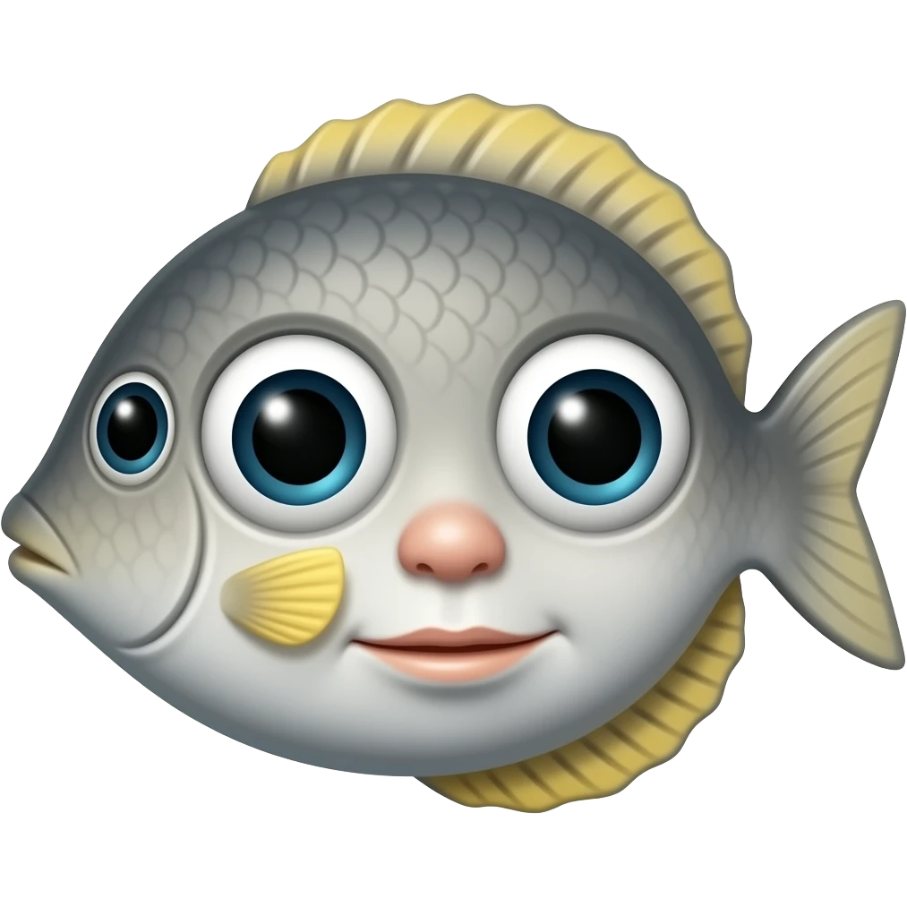 emoji wajah mirip ikan betok emoji