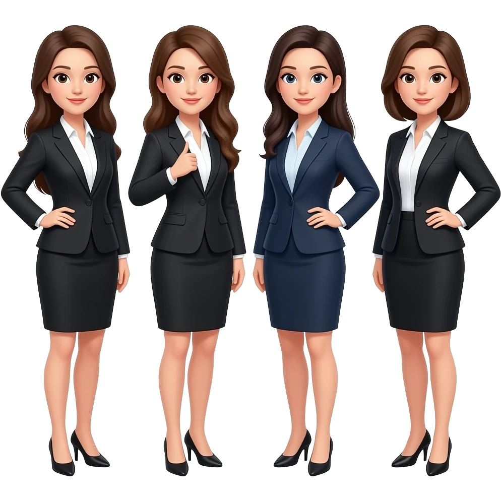 Corporate girls emoji