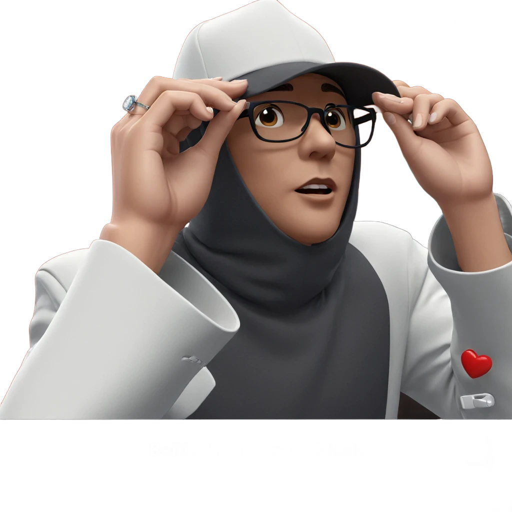 couple in love with accessories emoji