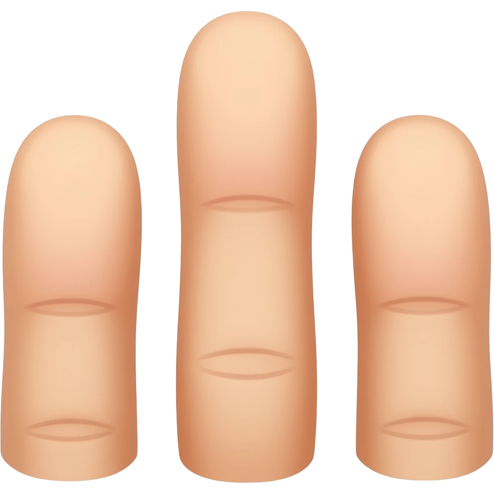 3 prsta emoji