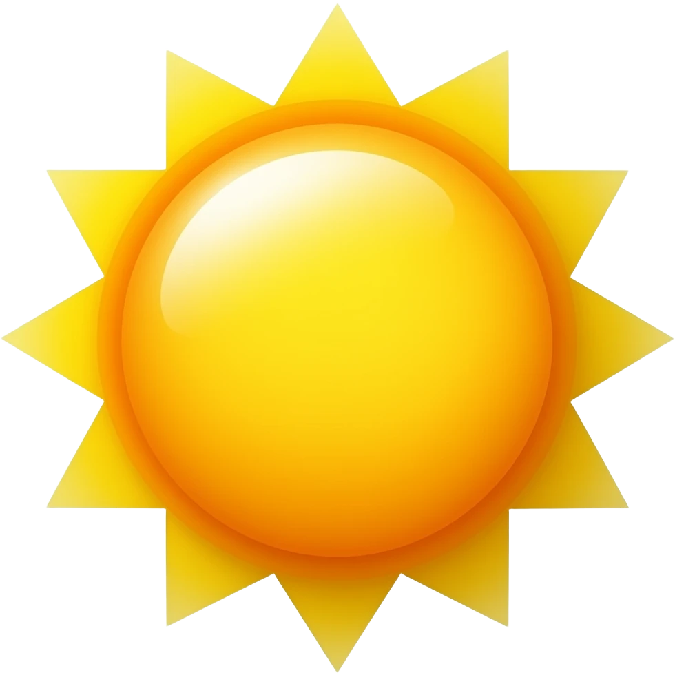 Sun emoji